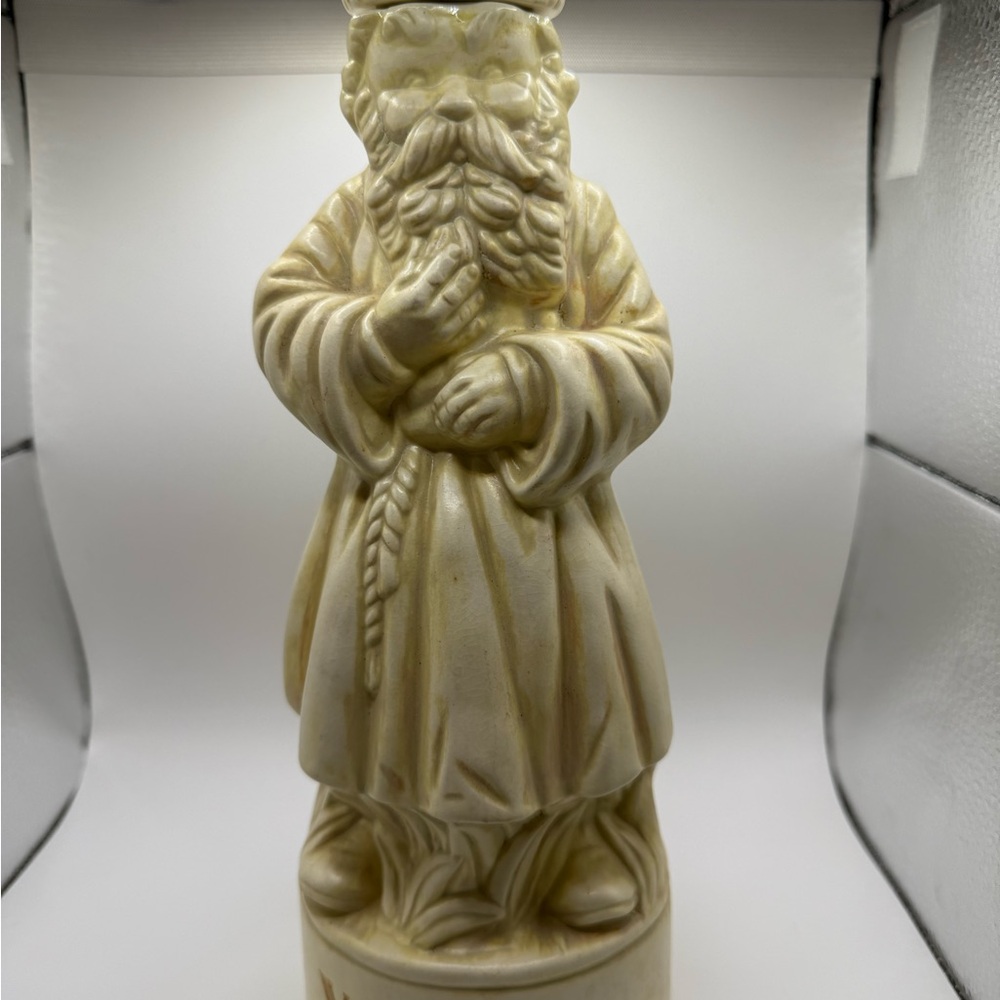 Vintage 1966 Alberta’s Ceramic Pottery St.Nick Vodka Decanter
